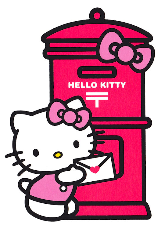 Hello-Kitty-with-Postbox